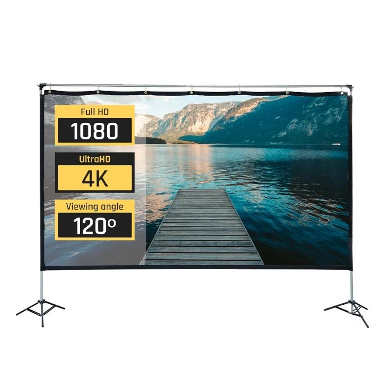 iggual Pantalla exterior portable 120" 265x149 cm