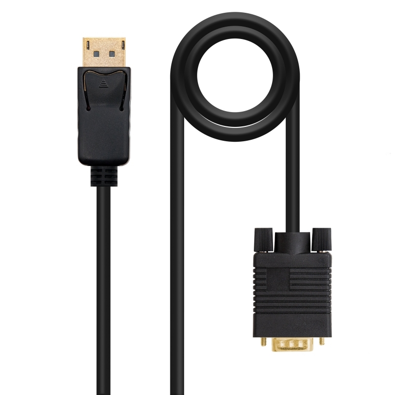 Nanocable Cable Conversor DP a VGA negro 1 M