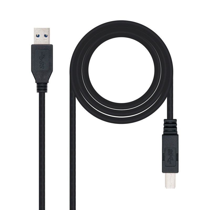 Nanocable Cable USB 3.0, impresora A/M-B/M, 2m