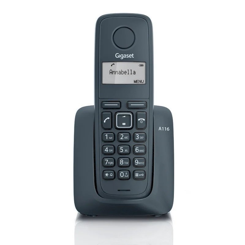 Gigaset A116 (NEO) Inalámbrico DECT Negro