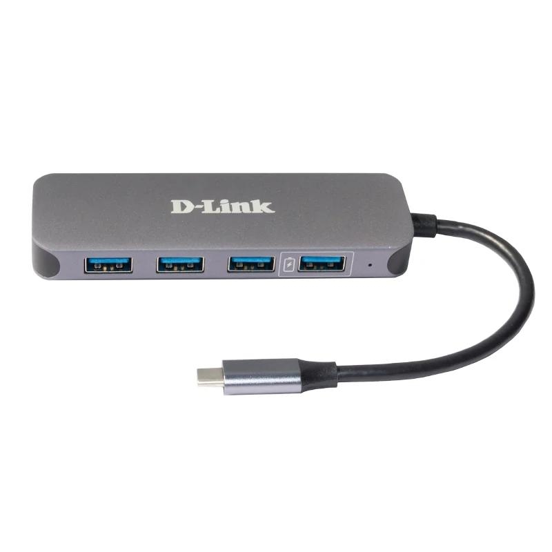 D-Link DUB-2340 USB-C 4xUSB 3.0 Hub PD