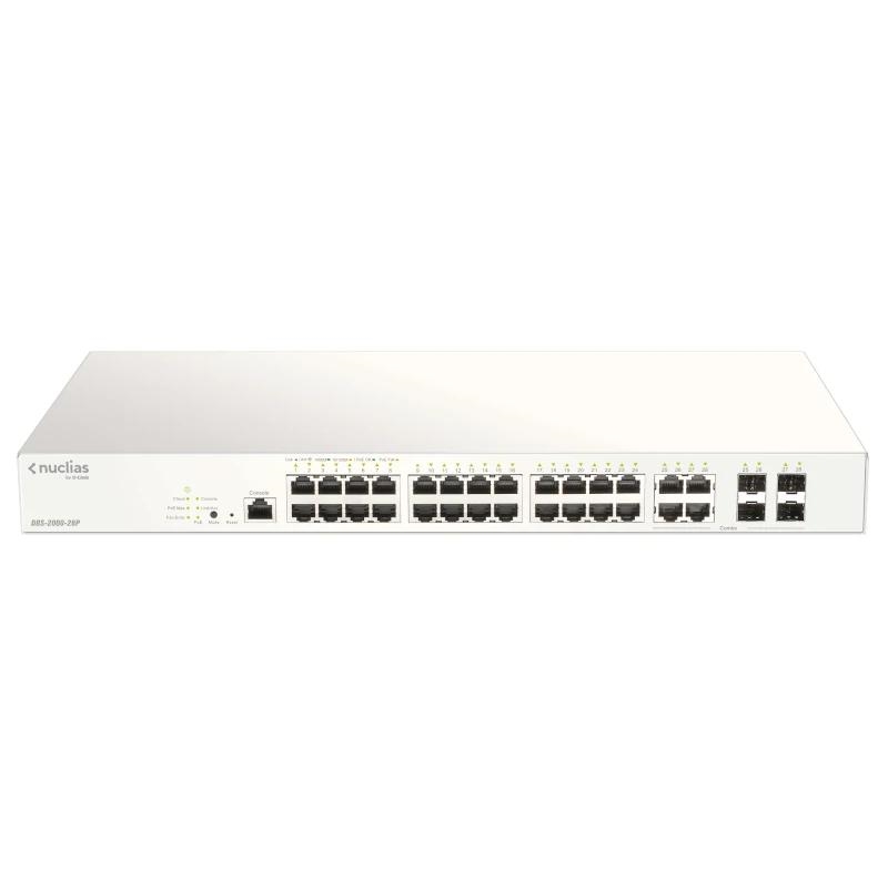 D-Link DBS-2000-28P/E 28xGb PoE+ Switch 193W 1Y