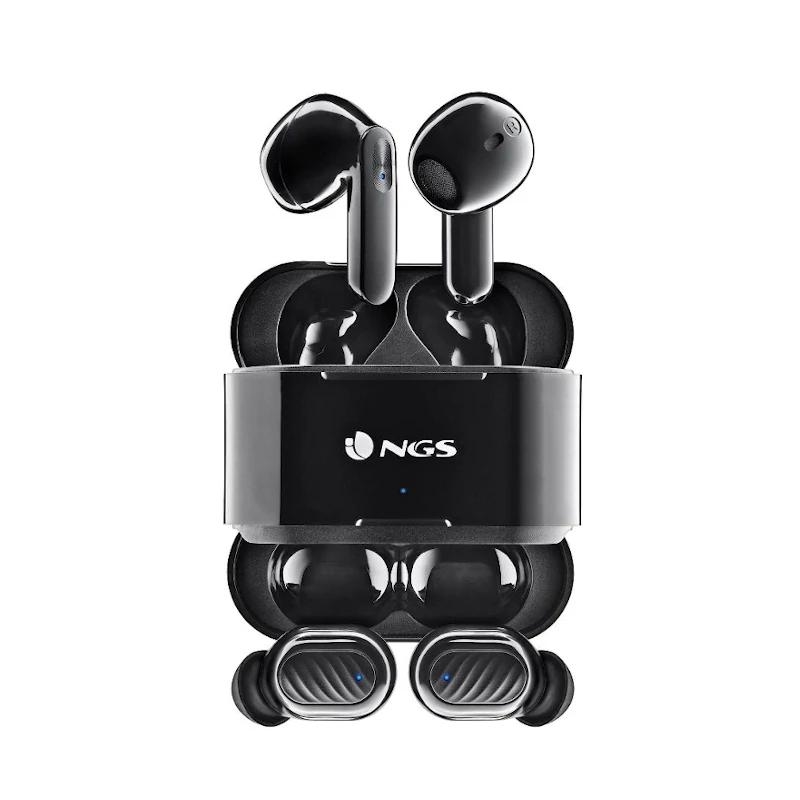 NGS Auriculares ArticaDuo Tipo-C BT Negro