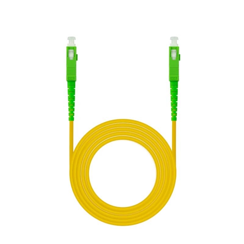 Nanocable Cable fibra SC-APC LSZH Amarillo 100m