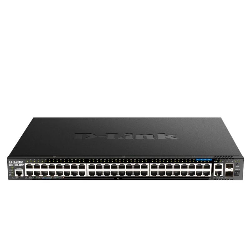 D-Link DGS-1520-52MP/E Switch 44xGbE PoE 2x10 SFP+