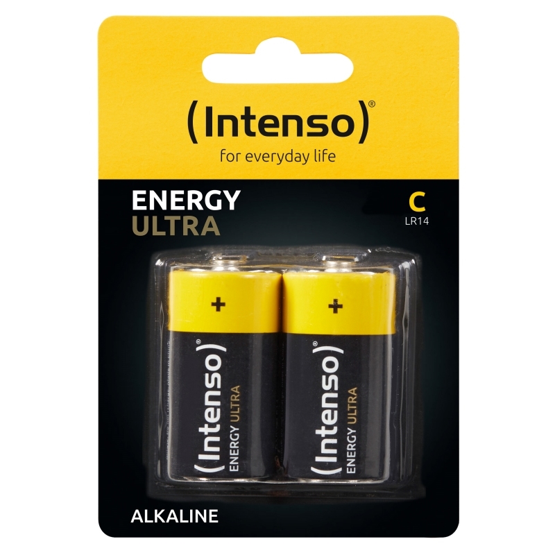 Intenso Pila Alcalina energy ultra CLR14 Pack-2