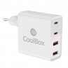 COOLBOX CARGADOR USB QC3.0 + PD100W