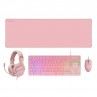 MARS GAMING Combo Gaming MCP-RGB3P 4EN1 Rosa