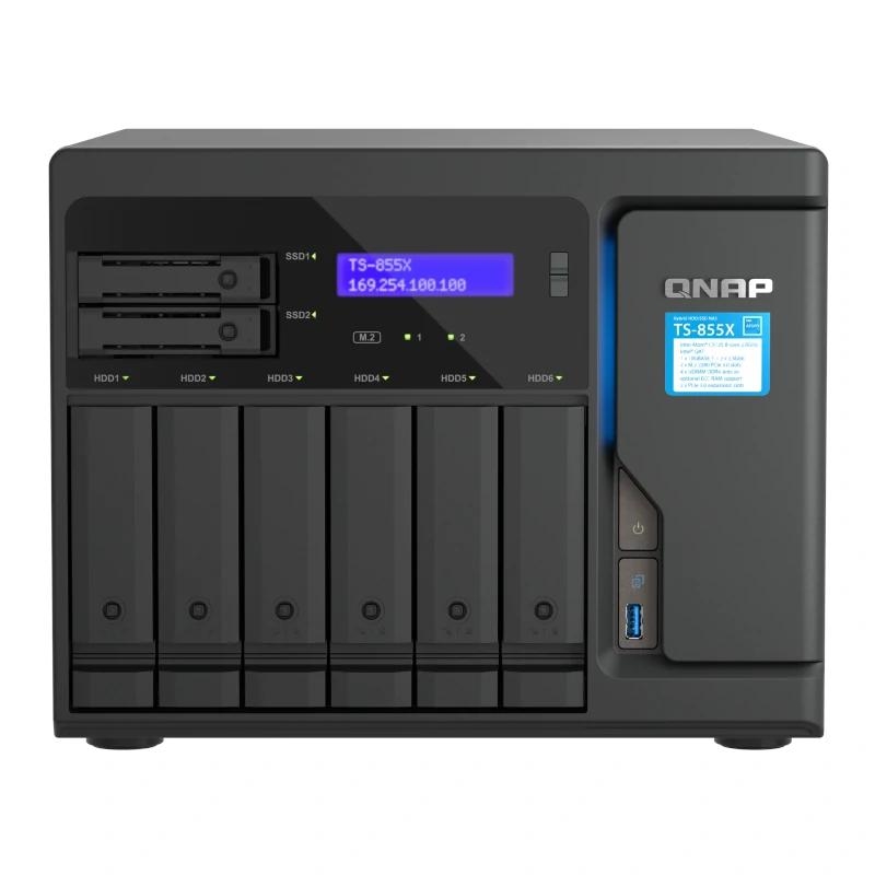 QNAP TS-855X-8G NAS 6+2 Bay 2x2.5GbE 4xUSB