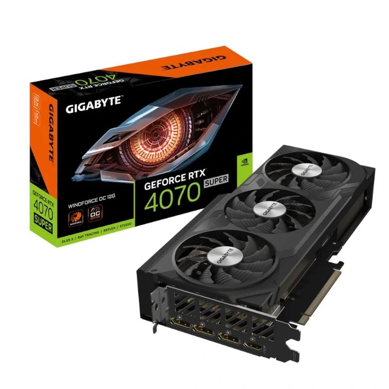 Gigabyte VGA NVIDIA RTX 4070 SUPER WF OC 12