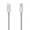 Aisens Cable Lightning-M a USB-C 2.0-M blanco 1.0m