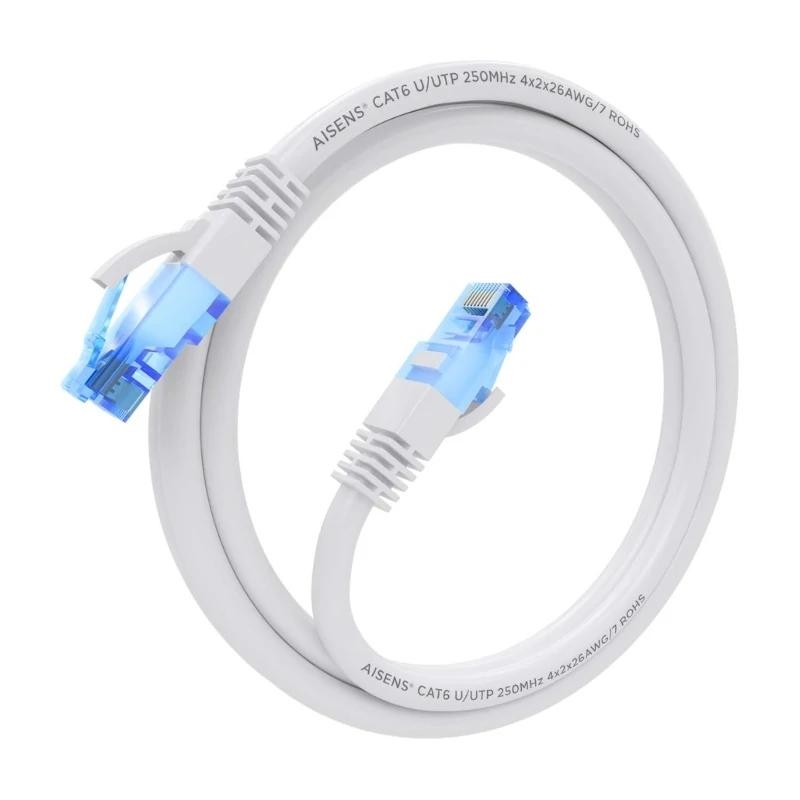 Aisens Cable RJ45 CAT.6 UTP AWG26 CCA Blanco 1.0