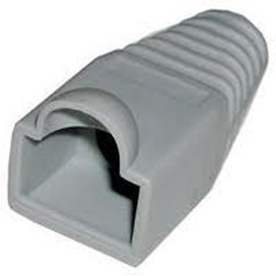 Funda Conector RJ45 Plastico Gris 10 Und.