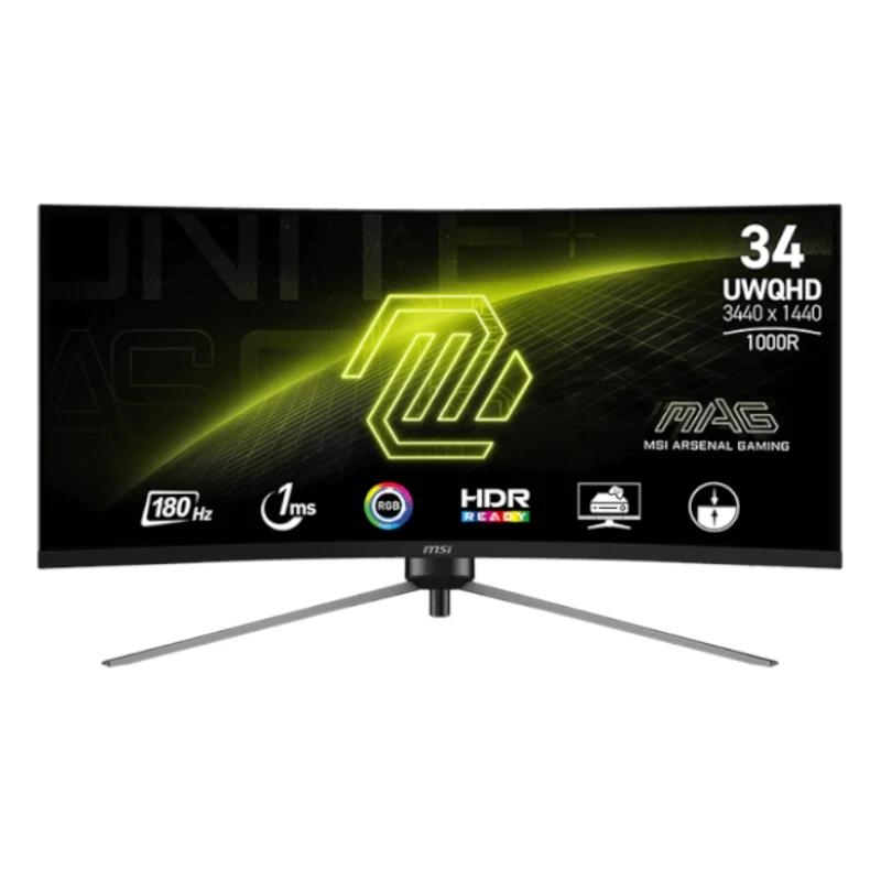 MSI MAG345CQR Monitor34"Gaming WQHD 180h DP HDMI C