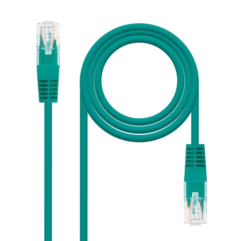 Nanocable Latiguillo RJ45 Categoria 6 UTP 2M Verde