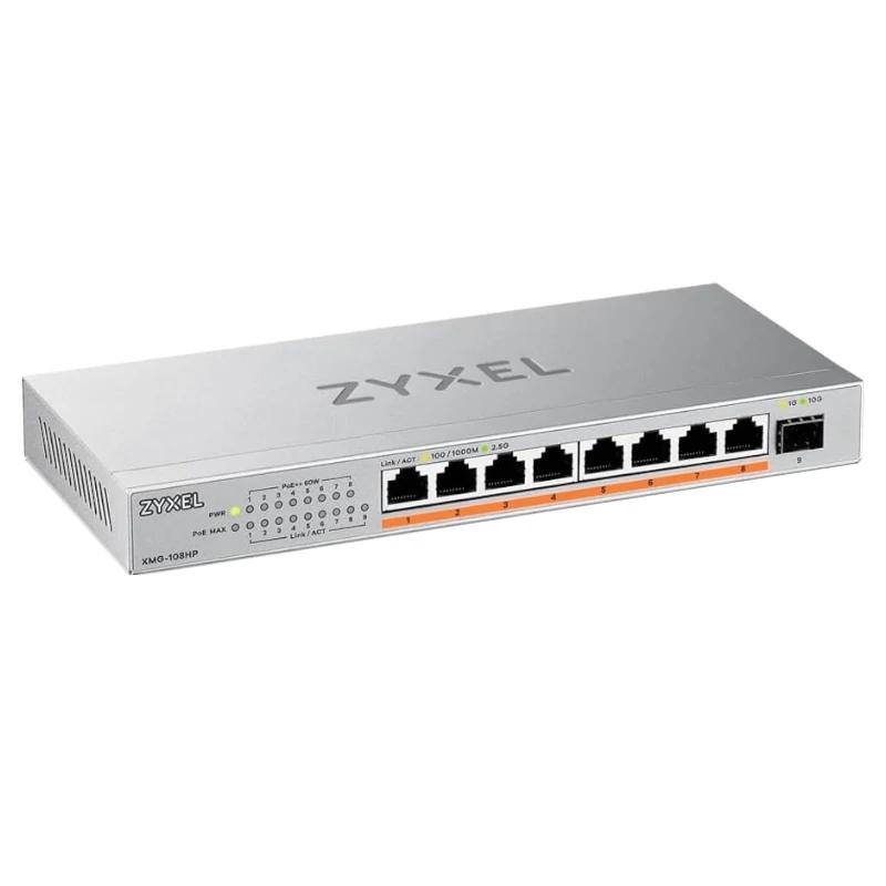 Zyxel XMG-108 Switch 5x2,5G 1 SFP+ PoE++ Desktop