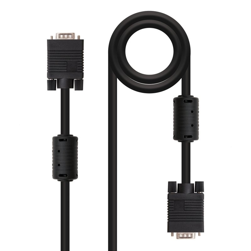 Nanocable Cable Conmutador Vga 1,8 M Negro