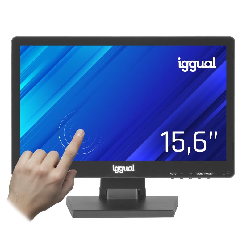 iggual Monitor táctil capacitivo 15,6" 16:9 HD+