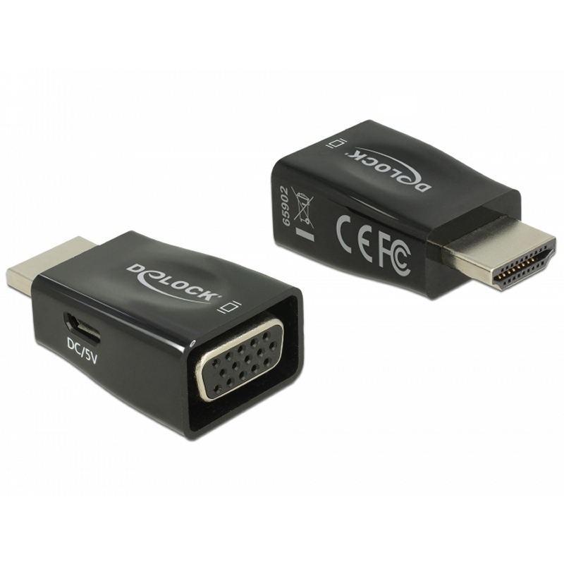 Delock Adaptador HDMI-A macho VGA hembra