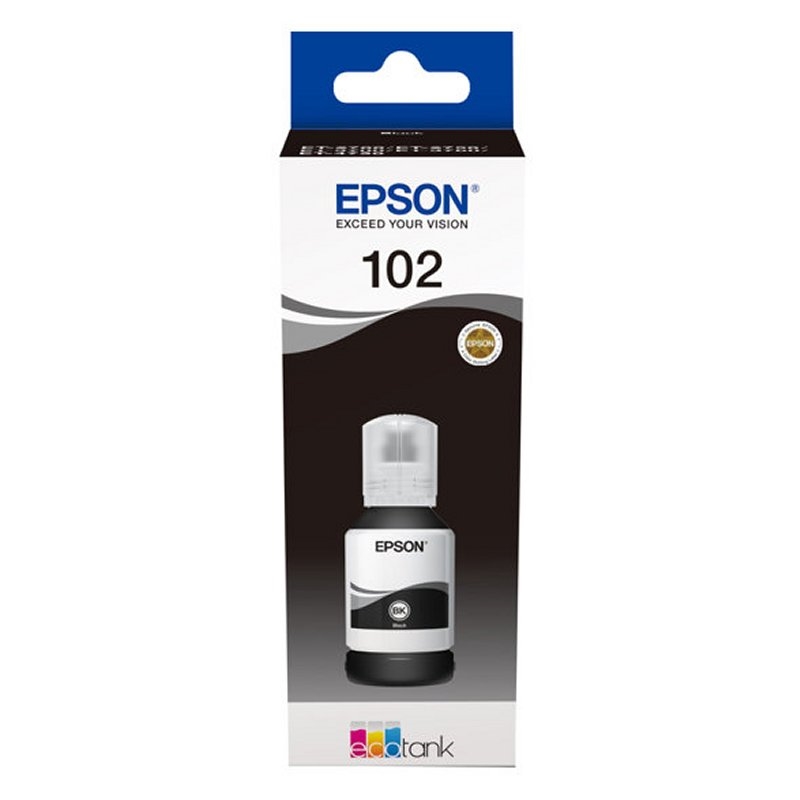 Epson Botella Tinta Ecotank 102 Negro