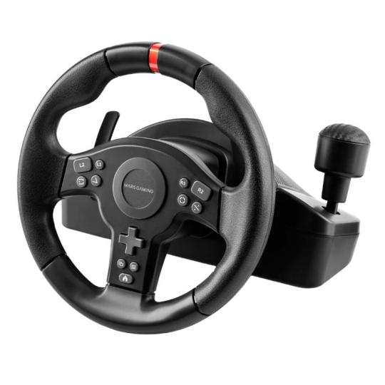 MARS GAMING Volante Simulación Carreras Negro