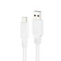 Nanocable Cable USB 3.1 Gen2 USB-C/A 1 M Blanco
