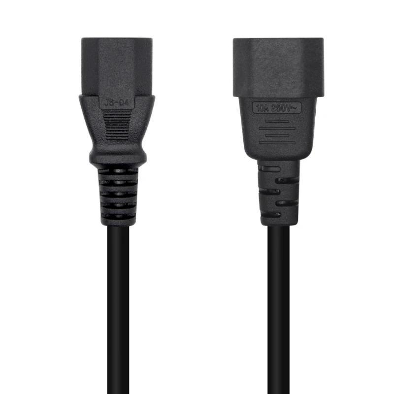 Aisens Cable alimentación C13/H-C14/M negro 1.5m