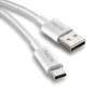 NGS CABLE CARGA RAPIDA USB-A A USB-C 1M BLANCO
