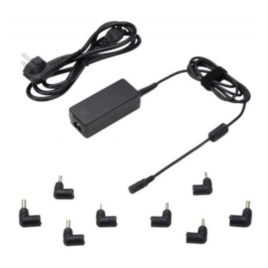 EWENT Cargador Autom Univer. Notebook 45W 8 Puntas