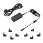 EWENT Cargador Autom Univer. Notebook 45W 8 Puntas