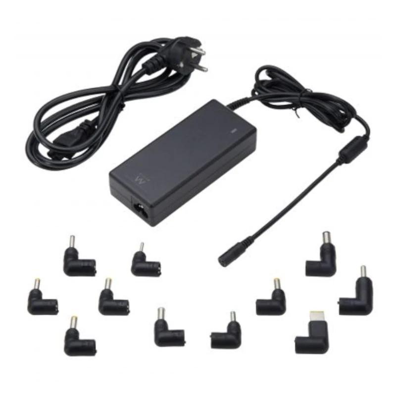 EWENT Cargador Autom. UniverNotebook 90W 11 Puntas