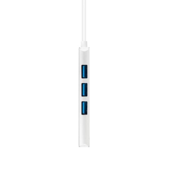 Nanocable Hub USB 3.0 4 x USB 3.0 10cm. Gris