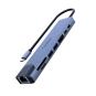 Coolbox M.DOCK C81 USB-C/1PD/2USB-A/HDMI/SD/MSD/RJ