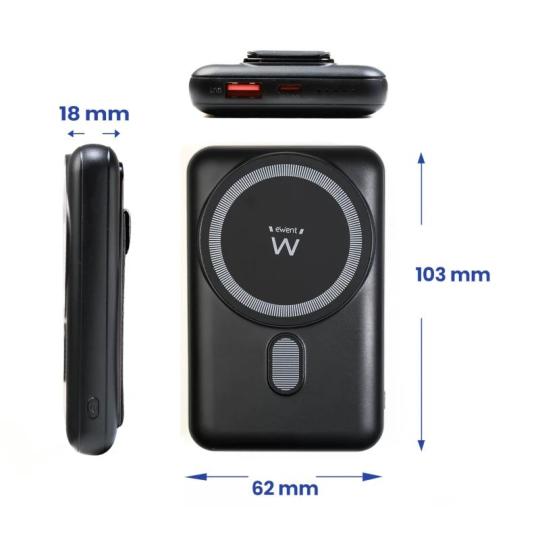 EWENT POWERBANK 10000mAh MagSafe PD 22,5W