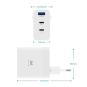EWENT Cargador carga rapido 65w usb-c y usb-a