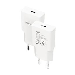 Nanocable Cargador USB-C/PD 30W   Blanco