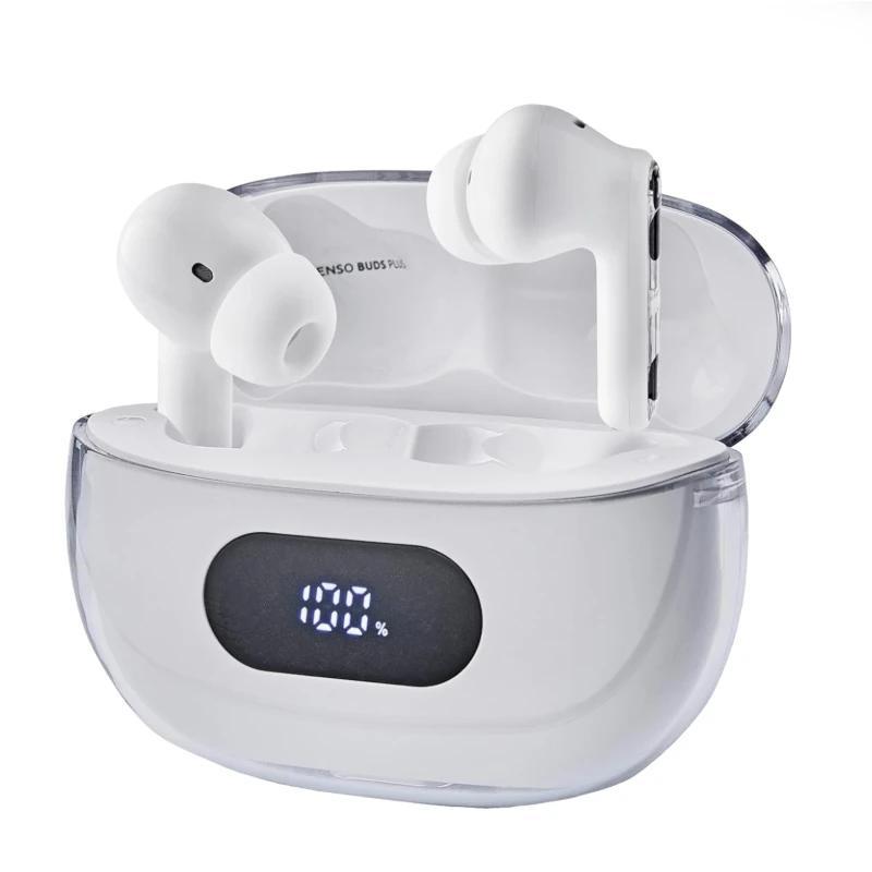 Intenso | Buds Plus Auriculares TWS ANC+ENC| Blanc