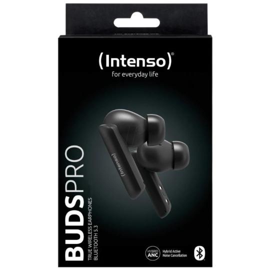 Intenso | Buds Pro Auriculares TWS H-ANC+ENC Negro