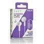 NGS Auricular Blanco Estéreo con cable JACK 3.5 mm