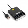 iggual Lector DNI SIP tarjetas ID USB 2.0 negro