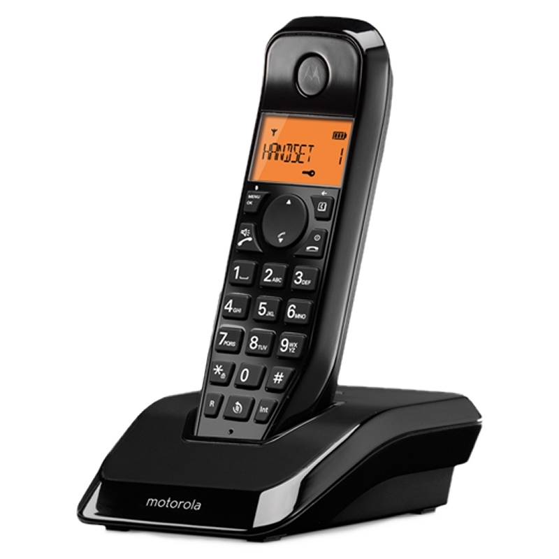 MOTOROLA S1201 Telefono DECT Negro