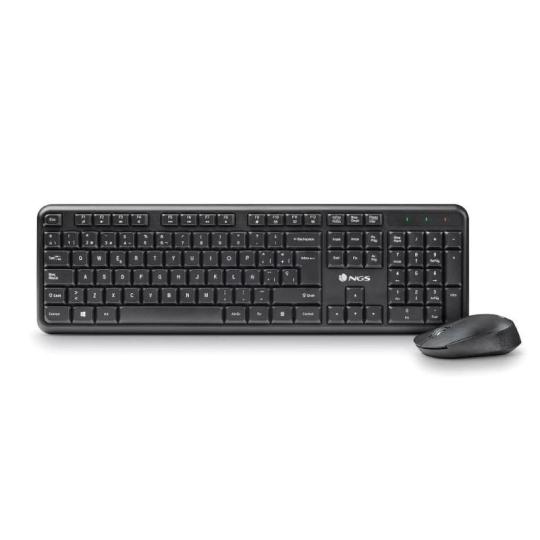 NGS Kit teclado+raton Harmony Inalámbrico 12 Tecla