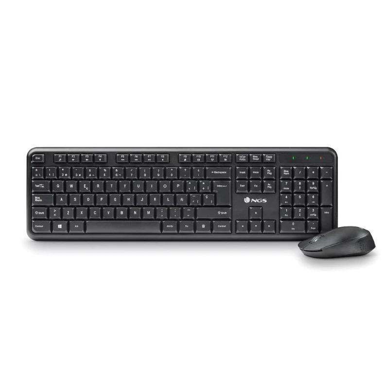 NGS Kit teclado+raton Harmony Inalámbrico 12 Tecla