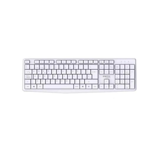 APPROX Teclado+raton inalamb X420W 1000DPI Blanco