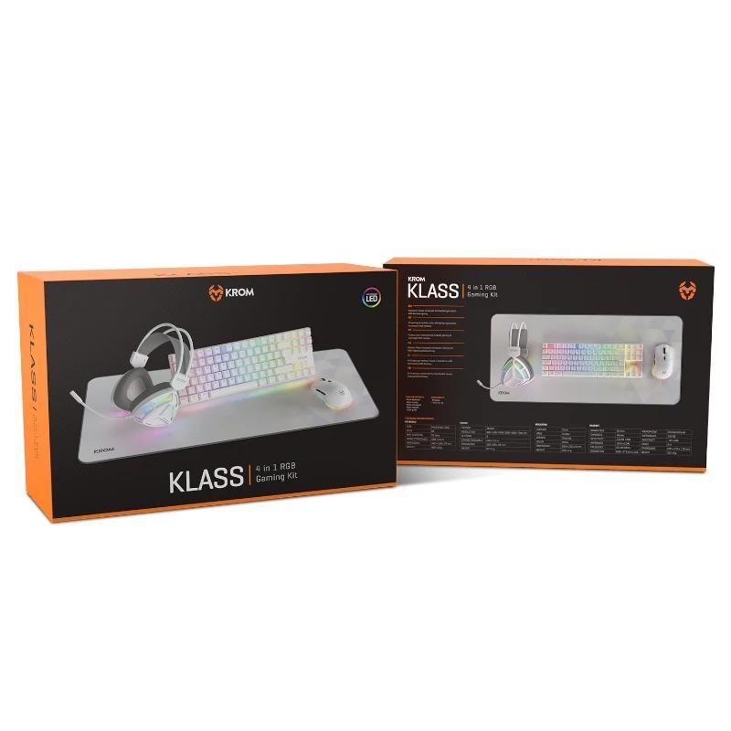 KROM KLASS PCombo Gaming  4 en 1