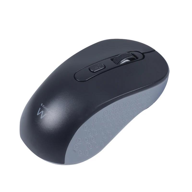 EWENT EW3204 Ratón inalámbrico 2.4GHz click silen