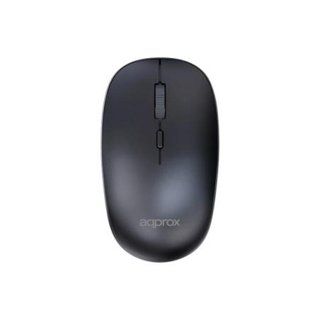 APPROX Ratón inalámbrico APPXM210 2.4GHZ Negro