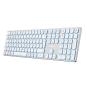 Coolbox Teclado Inal.Retroil. MOONLIGHT B431 Blanc