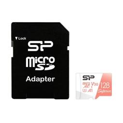 SP MicroSDXC 128GB Clase 10 V30 A1