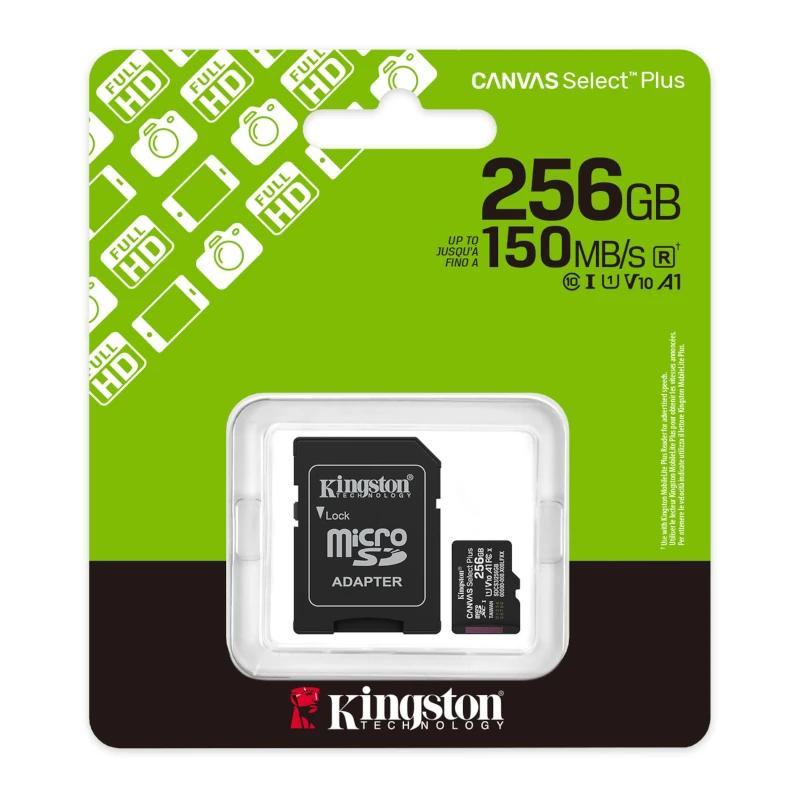 Kingston SDCS3/256GB microSDXC Gen3 150MB/s A1